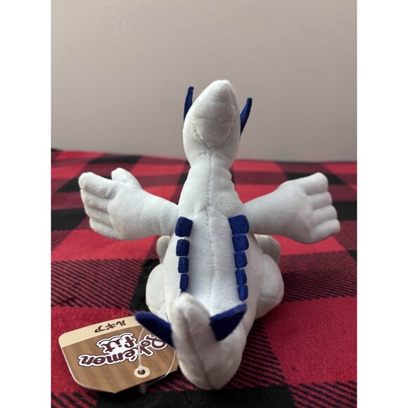 2019 Pokemon Center Pokemon Fit Sitting Lugia Plush 6" with Tags Japan Import - Picture 3 of 9